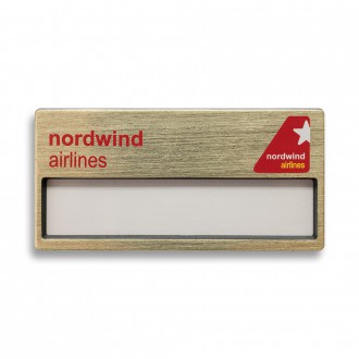 Бейдж с окном. Nordwind Airlines